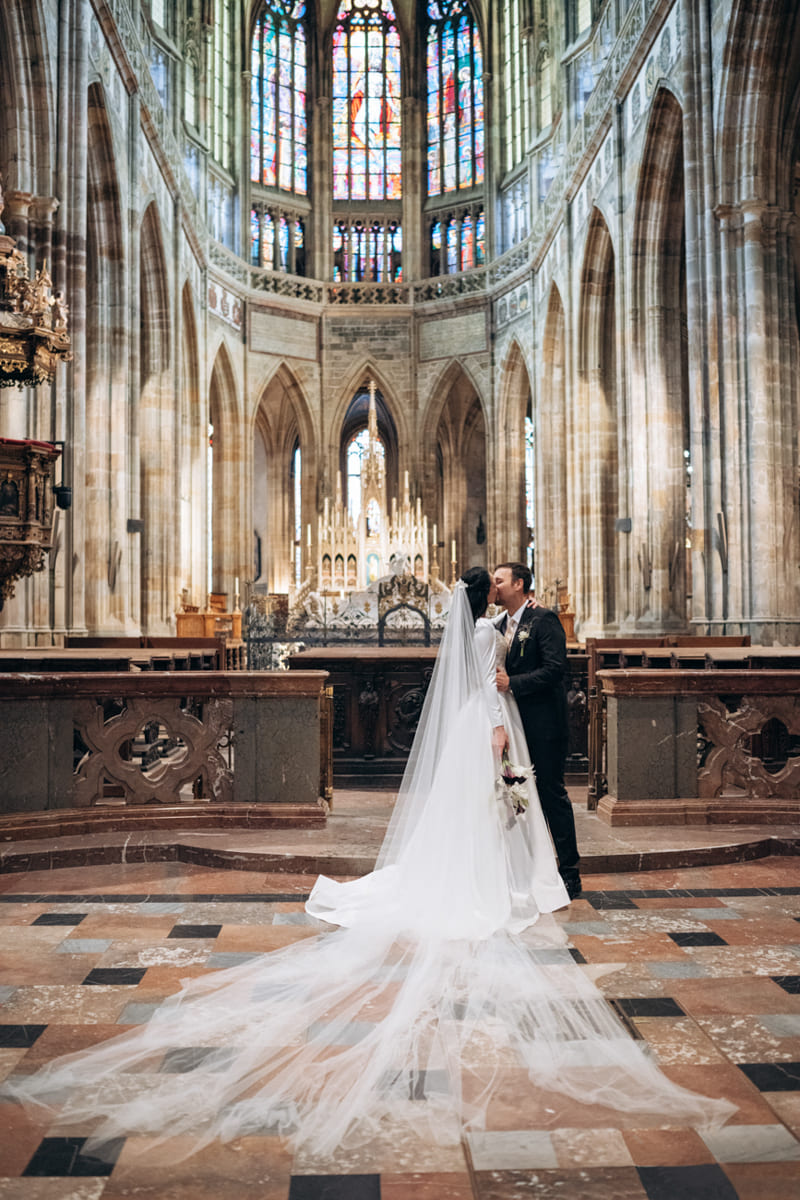 Nikola Elefant svatební fotografka svatební místo Pražský Hrad